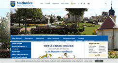 Desktop Screenshot of madunice.sk