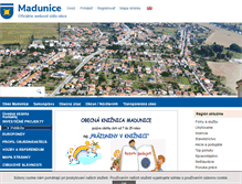Tablet Screenshot of madunice.sk